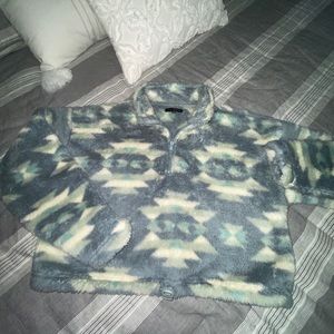 LA Hearts Cropped Sherpa